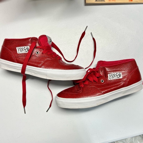 Vans Other - Vans x Huf Half Cab snakeskin sneakers